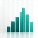 A bar chart icon representing data analytics